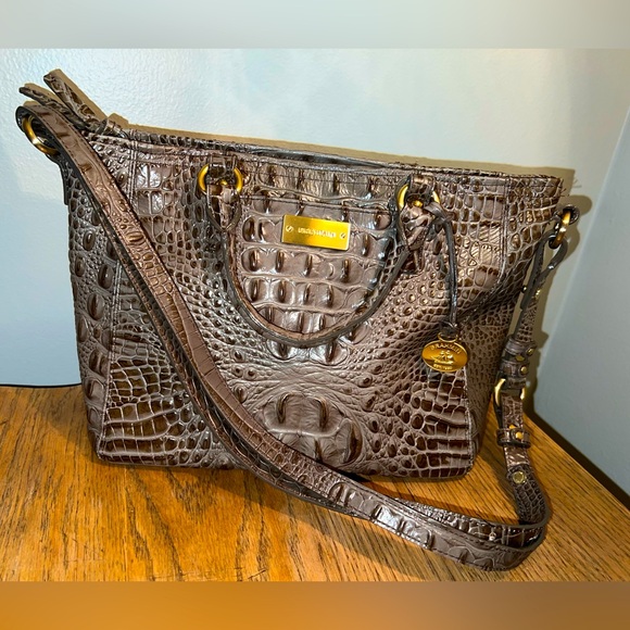 Brahmin Satchel Melbourne Taupe